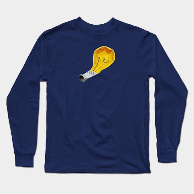 Deflated idea Long Sleeve T-Shirt by brain360